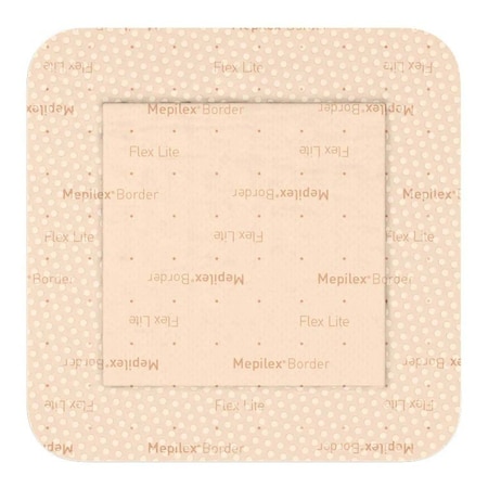 Mepilex Border Flex Lite Silicone Foam Dressing, 6 x 6in 581500